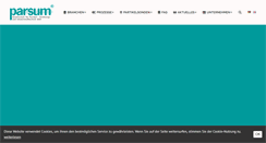 Desktop Screenshot of parsum.de